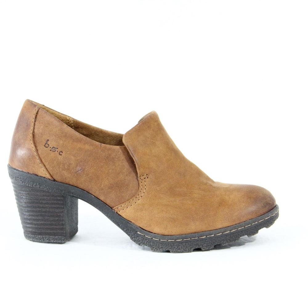 BOC Bootie sz 7 Women Leather Shoes Slip on Shoe Boot B.O.C